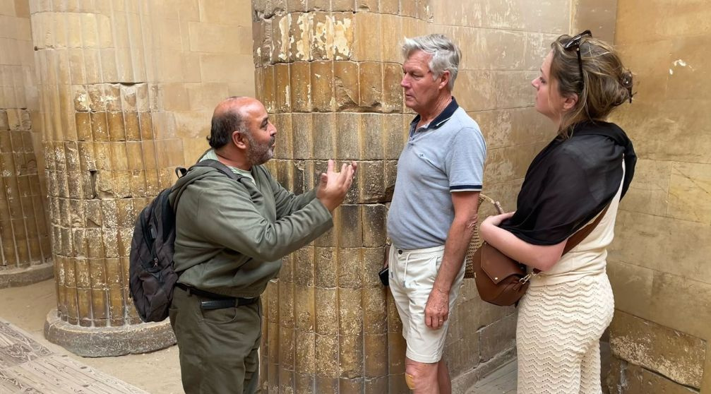 Day Tour to Memphis Sakkara and Dahshur Pyramids From Alexandria Port