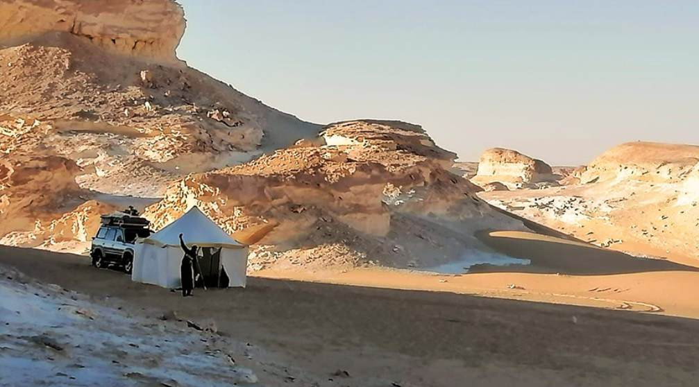 2 tägiger Ausflug in die Weiße Wüste und zur Bahariya Oase ab Kairo
