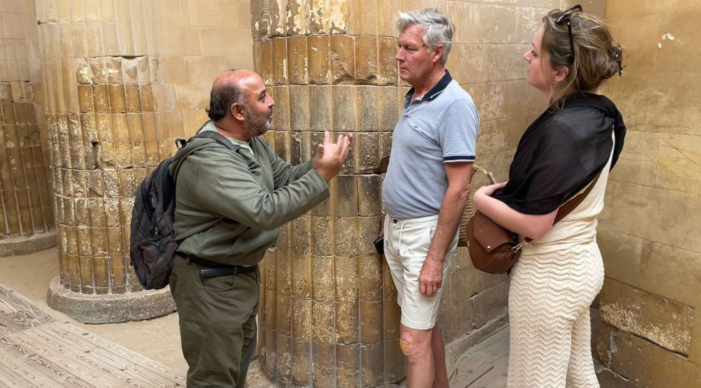 Ausflug zu den Pyramiden und der Stufenpyramide von Gizeh vom Hafen von Alexandria