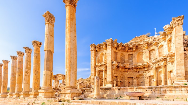 Privater Tagesausflug nach Jerash und Umm Qais ab Amman