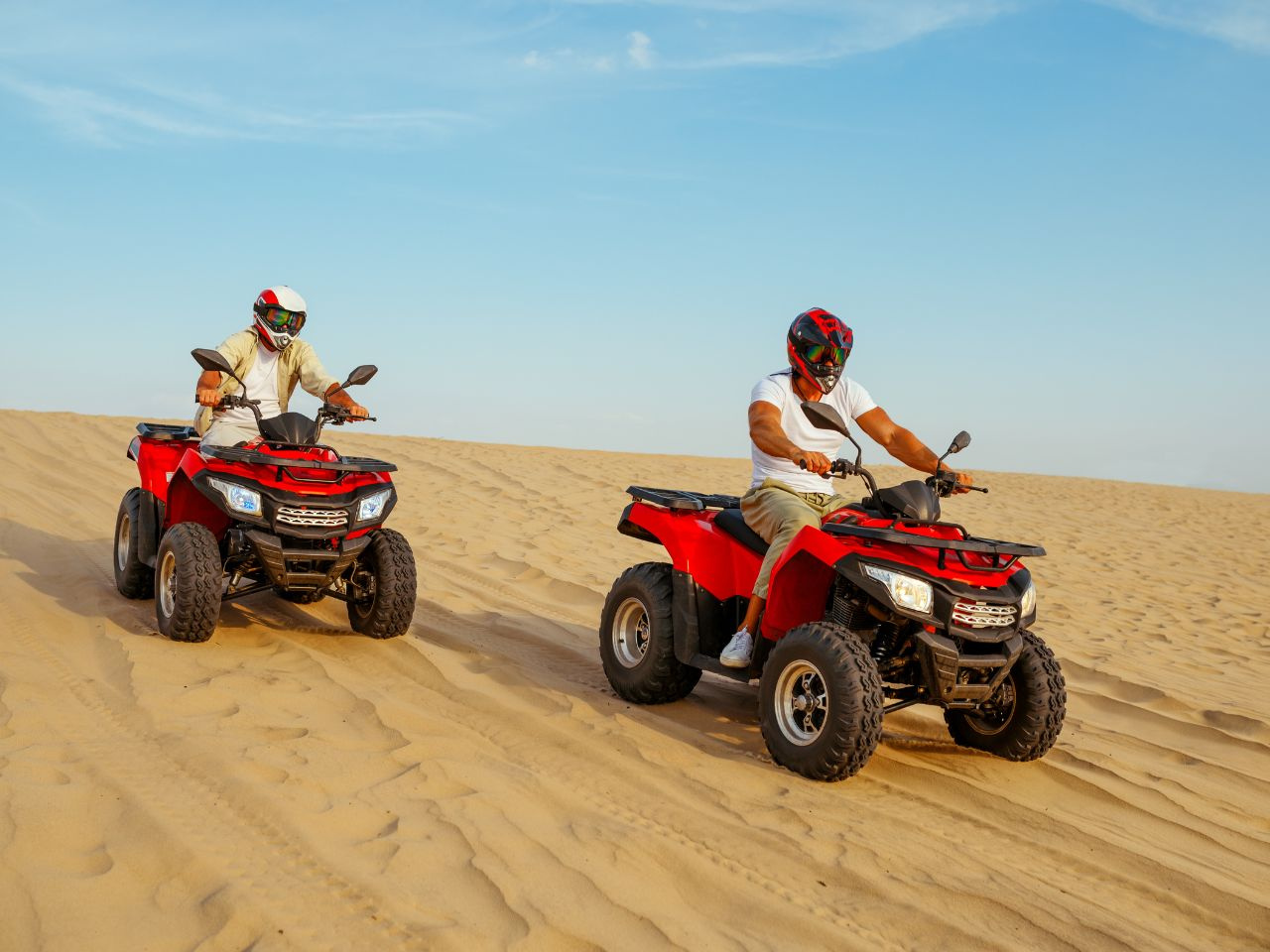 Escursione di Safari nel deserto al tramonto in quad ATV da Marsa Alam