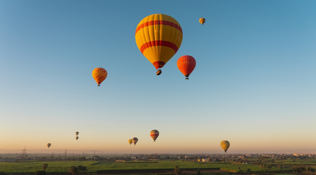 Ballonvaart in Luxor