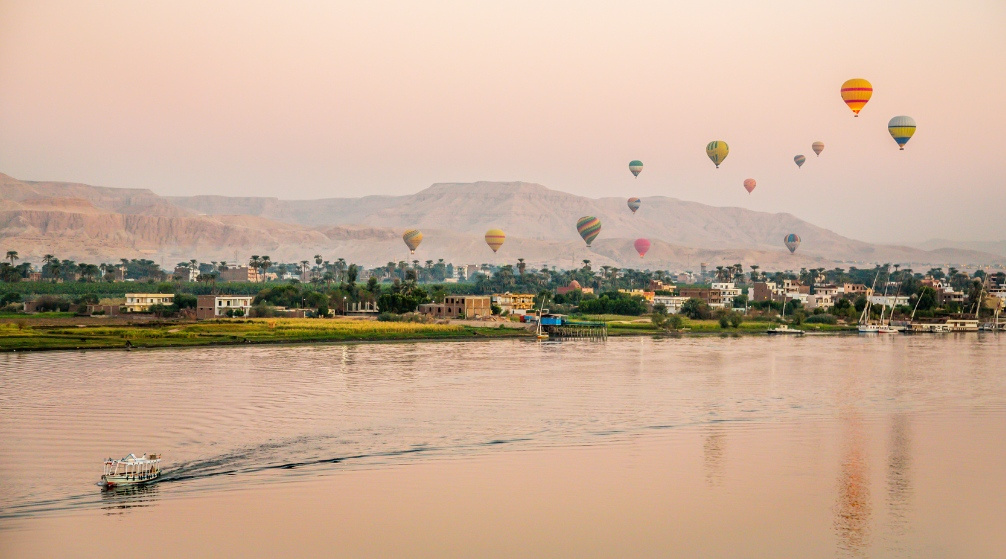 Ballonvaart in Luxor