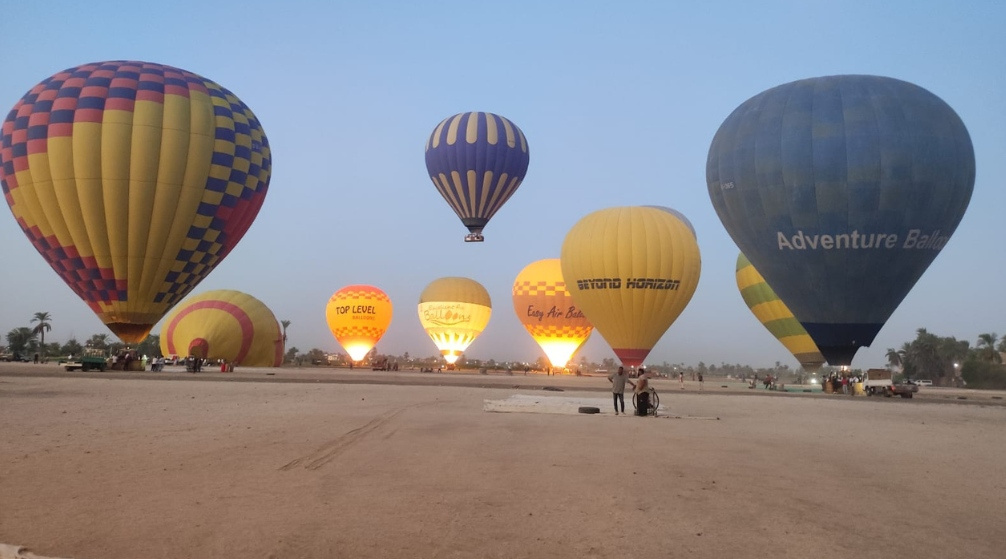 Ballonvaart in Luxor