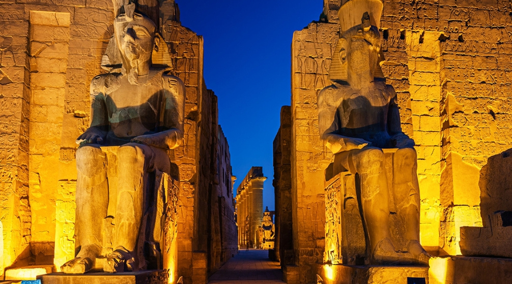 Karnak klank  en lichtshow vanuit Luxor
